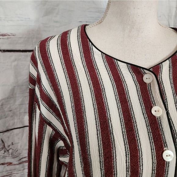 Les Coyotes de Paris Lanu Stripe Top Size 42 - Picture 5 of 7